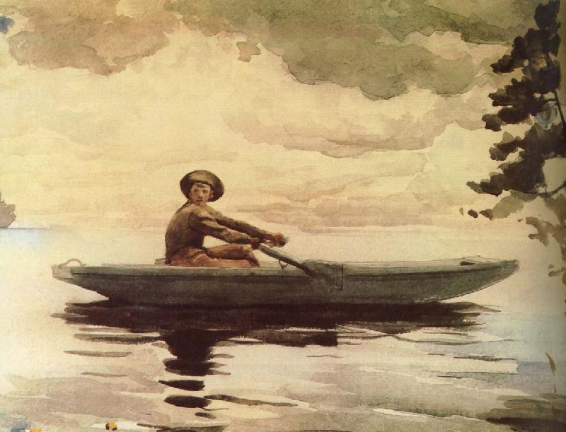 Winslow Homer Boating people China oil painting art